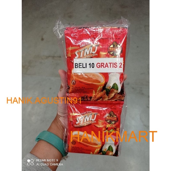 

Kopi Singa STMJ isi 10 Sachet / Kopi Instan STMJ Singa / Kopi Singa Renceng