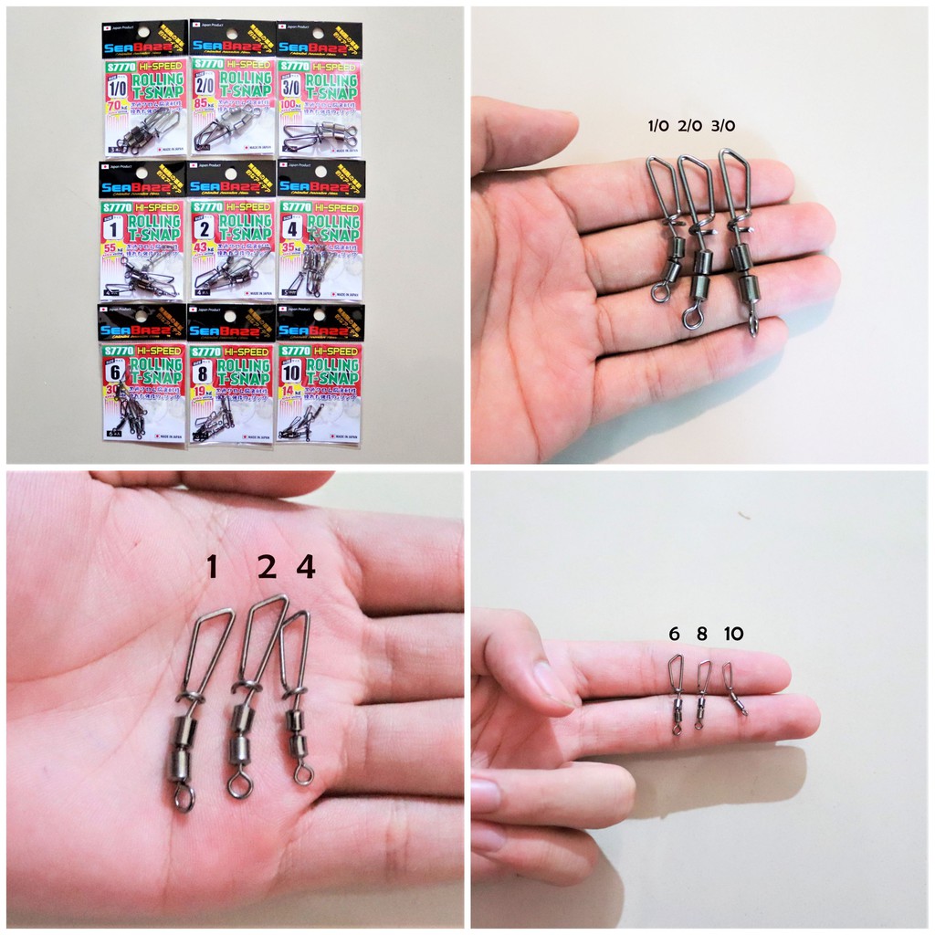 PANCINGAN SPEED ROLLING T-SNAP SWIVEL / KILI-KILI / PANCING