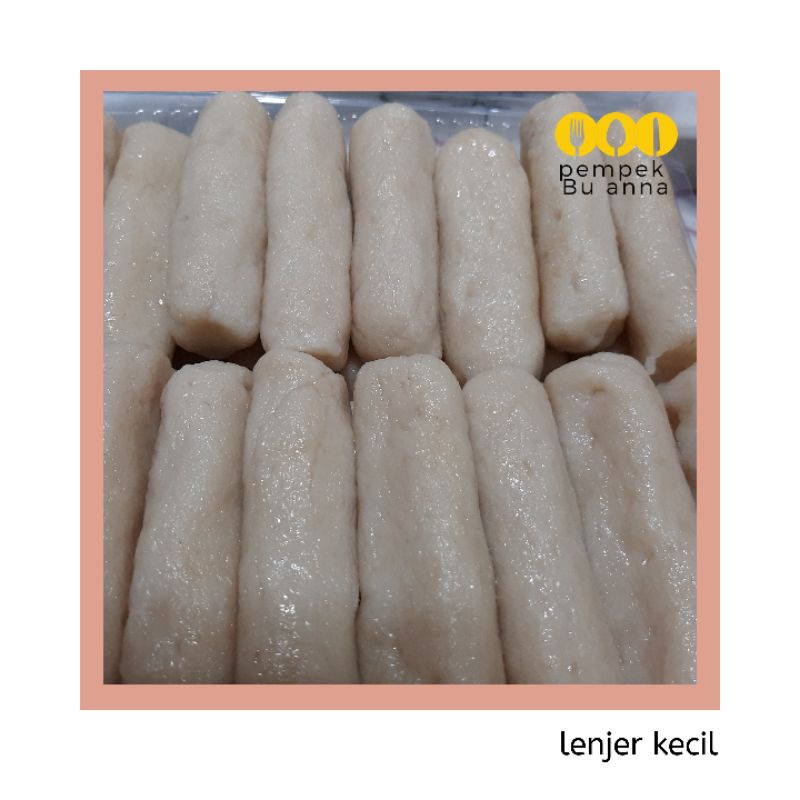 

pempek lenjer kecil isi 10