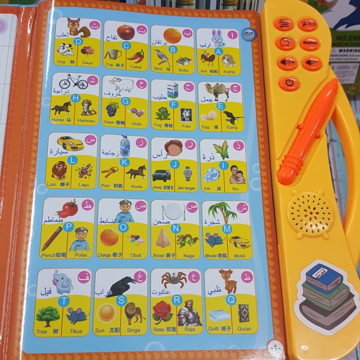 Mainan Edukasi Anak Muslim ebook e-book e book Muslim 4 bahasa Murah