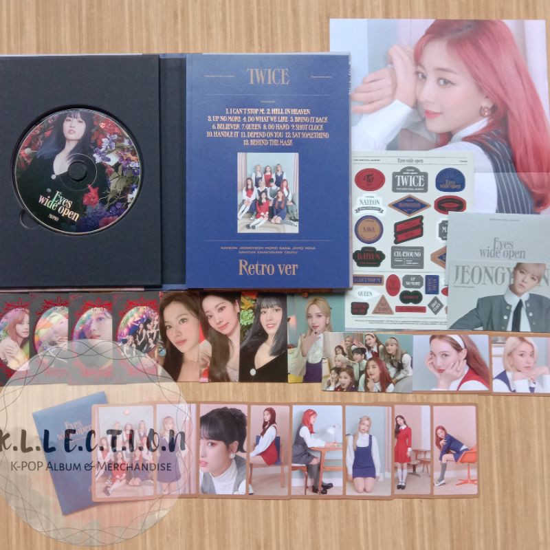 Official - Unsealed / Sharing Album Twice Eyes Wide Open [ pc Tzuyu, Mina, Jihyo, benefit ]