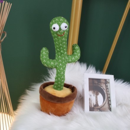 Boneka Kaktus Bicara ORIGINAL | Dancing Cactus Toy (BISA BiCARA)
