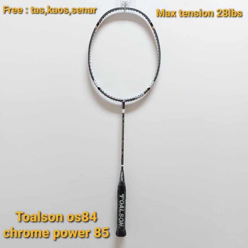 RAKET BADMINTON TOALSON OS 84 CHROME 85 ORIGINAL