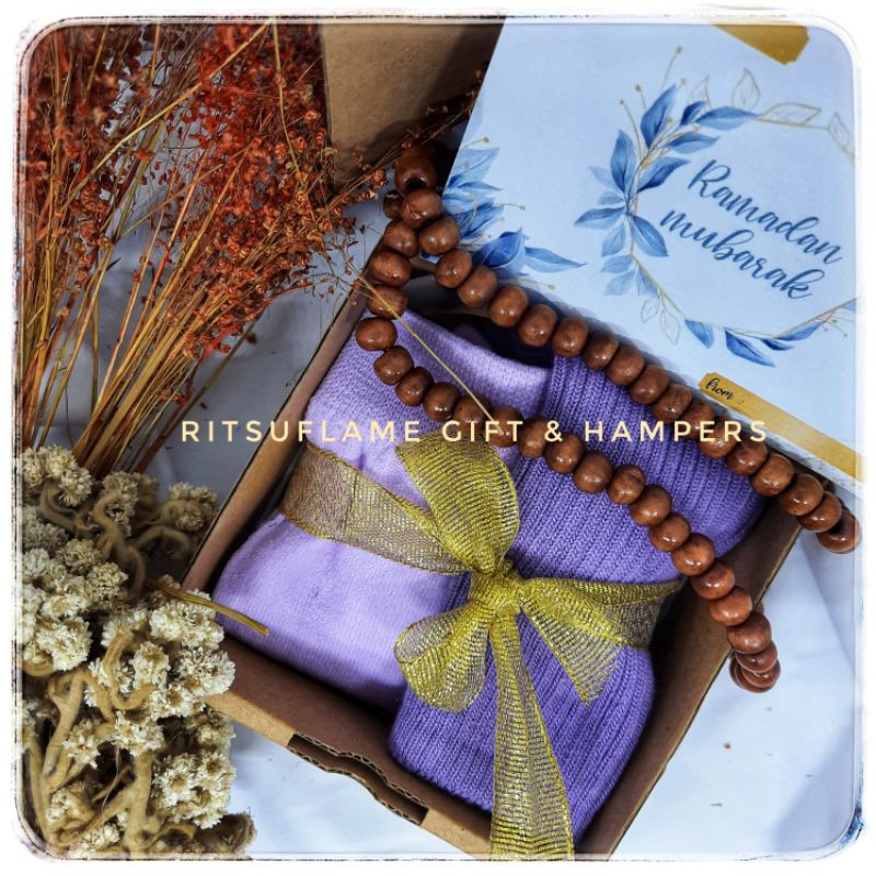 

hampers ramadhan murmer / giftbox ramadhan / giftbox lebaran murah warna lilac