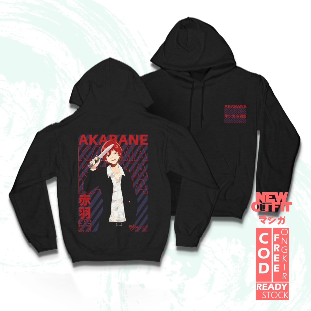 Hoodie KARMA AKABANE KORO SENSEI ANSATSU KYOUSHITSU Sweater Hodie Anime Jepang Manga TERBARU