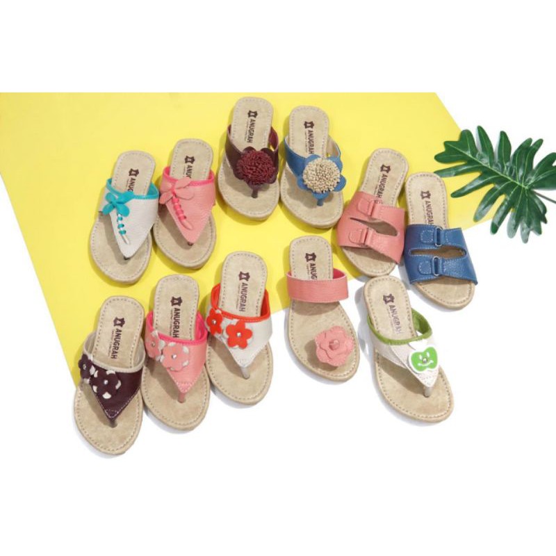 SANDAL ANAK PEREMPUAN / CEWEK SANDAL KULIT ANAK PEREMPUAN ASLI SUKAREGANG GARUT