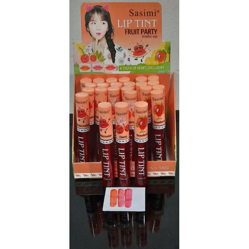 PROMO PER12PCS!!!LIP TINT SASIMI S869 SEMANGKA