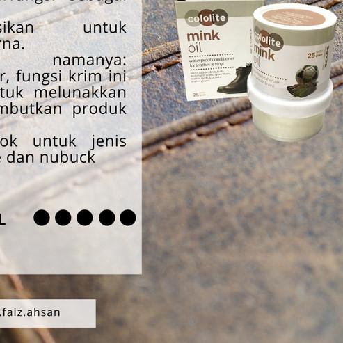 ☜ Cololite Mink Oil Waterproof Conditioner - Mink Oil ✧