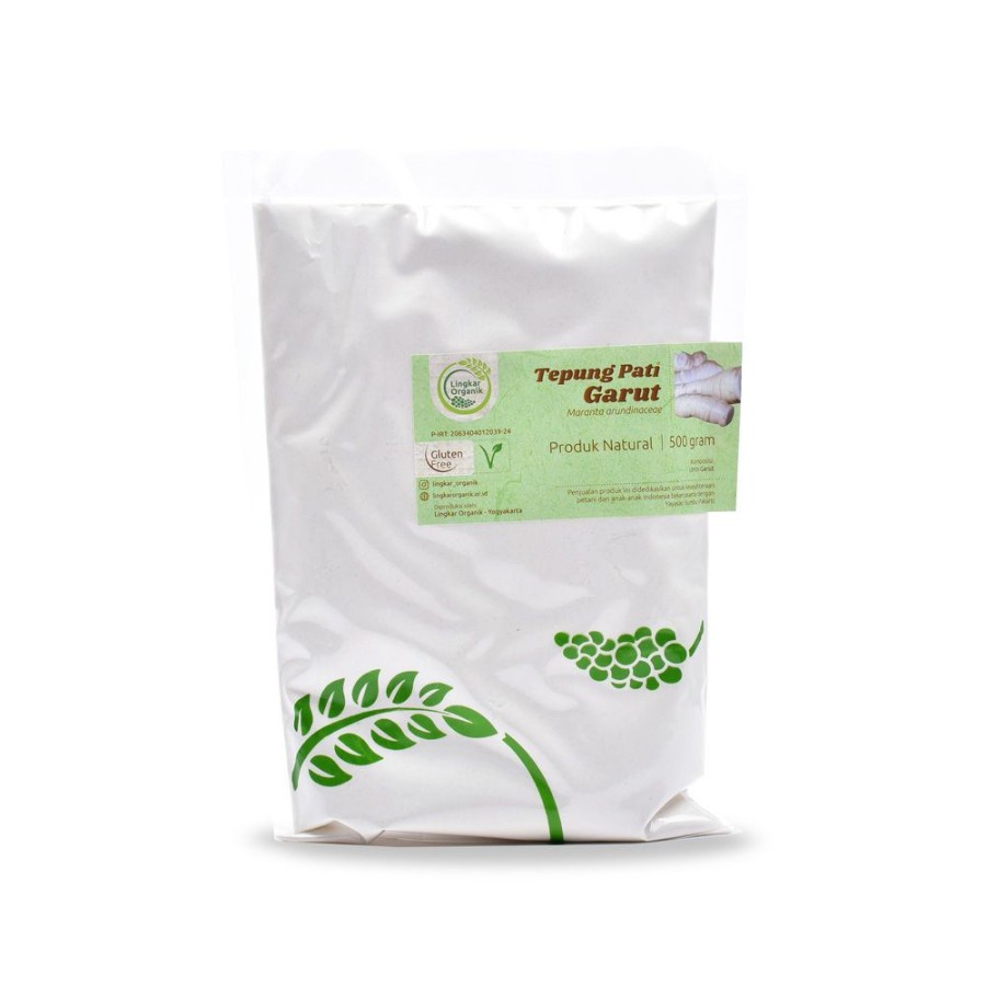 Lingkar Organik, Tepung Pati Garut Organik (ARROWROOT POWDER) (500gr)