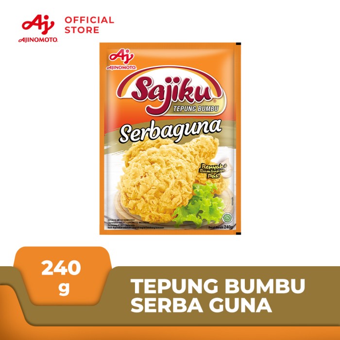 

hbt204tt Sajiku® Tepung Bumbu 240G Da01D100