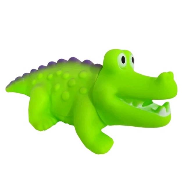 Mainan buaya karet bunyi cit cit