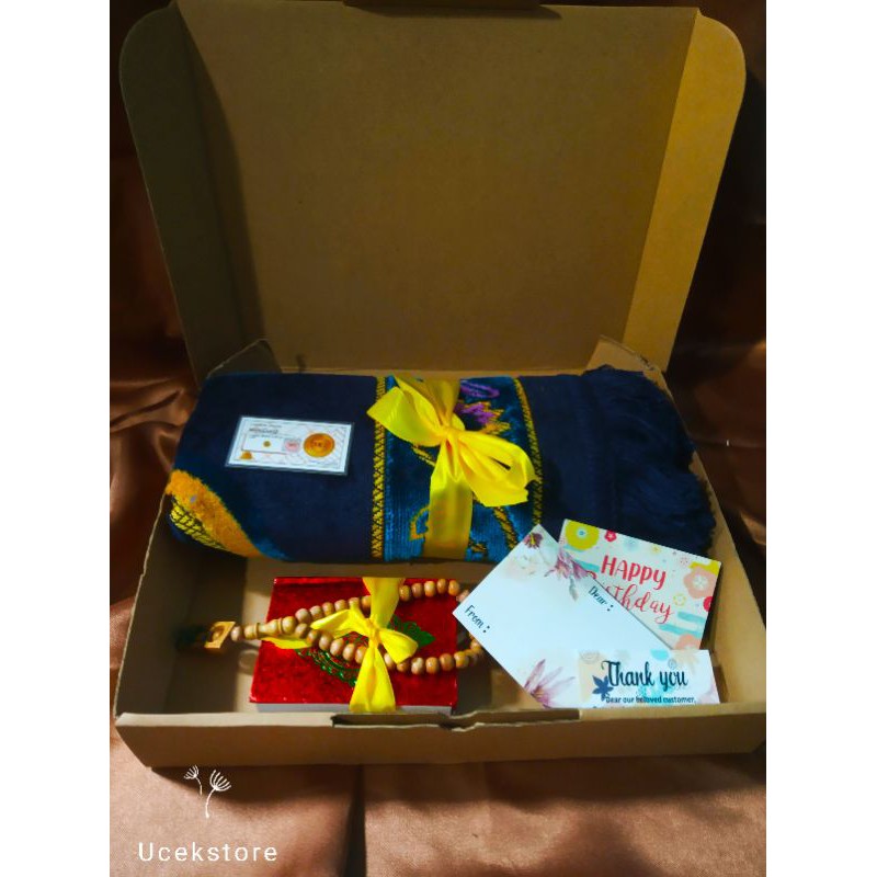 Paket A Premium Sajadah Alquran Tasbih