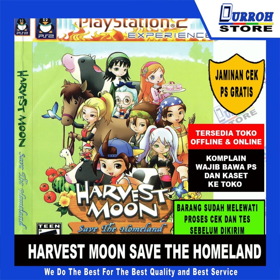 KASET GAME PS2 HARVEST MOON SAVE THE HOMELAND
