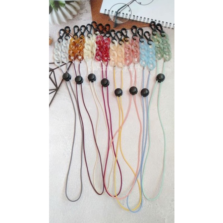 strap masker 2in1 rantai/ kalung masker 2in1/ konektor masker 2in1/ kalung masker rantai