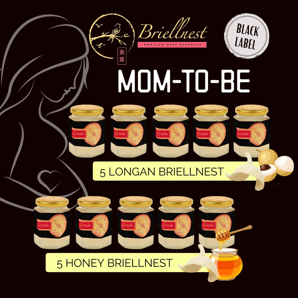 BRIELLNEST MOM-TO-BE (PREGNANCY) Minuman Sarang Burung Walet (10 x 200ml)