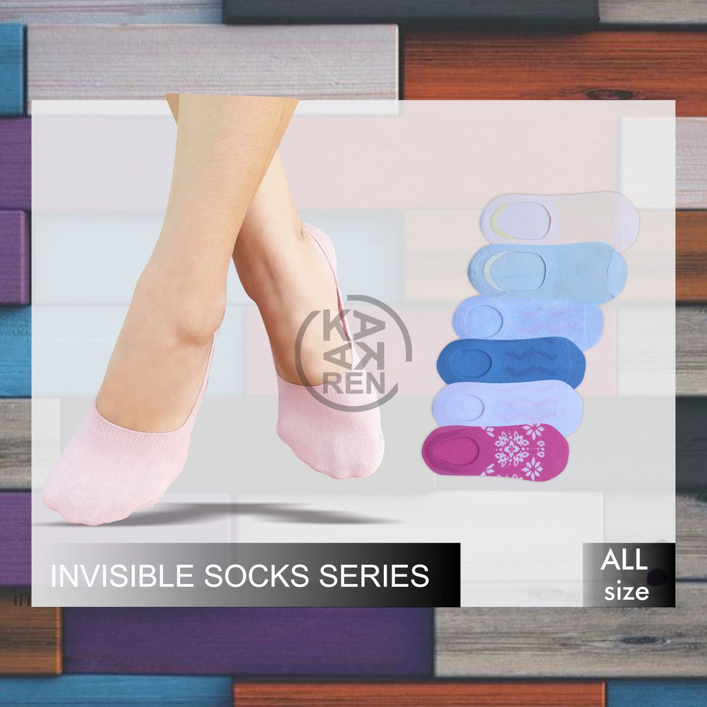 Kakaren Kaos Kaki Pendek Hidden Socks / Balet/ Invisible Socks B