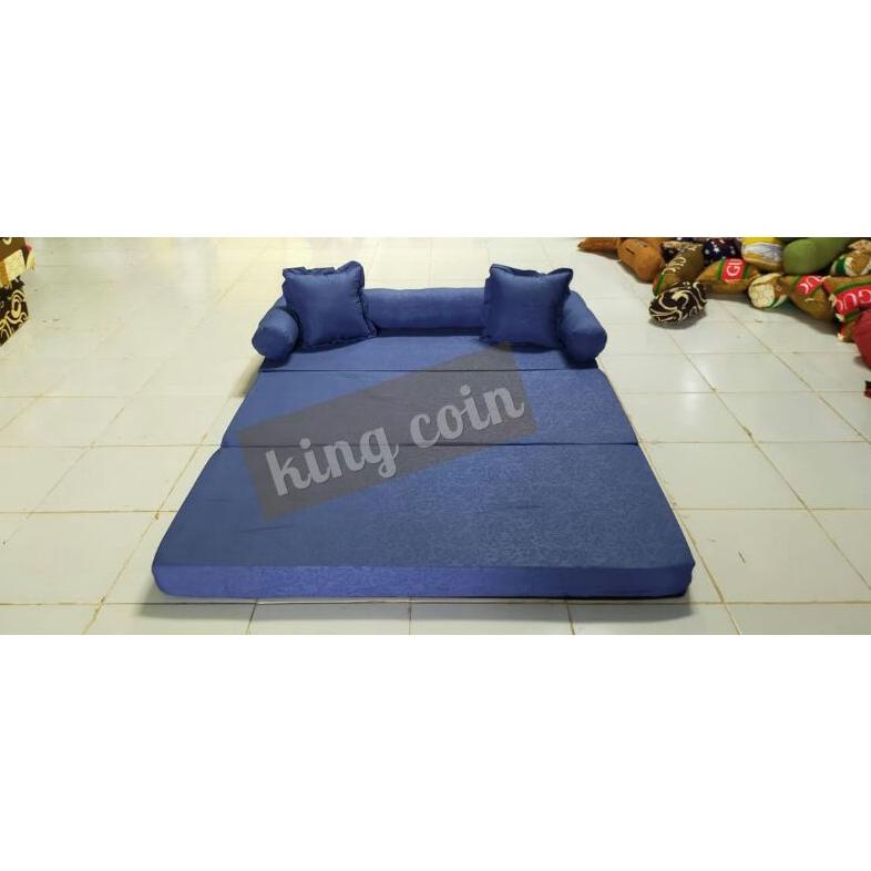 Cover Sofabed Kain Katun Embos Polos