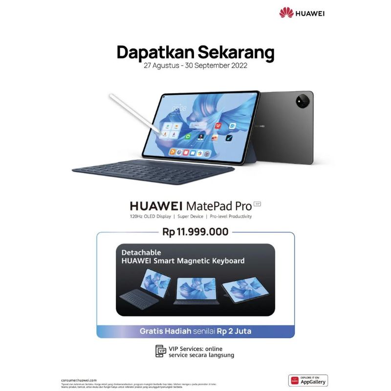 Huawei Matepad Pro 11 || Garansi Resmj