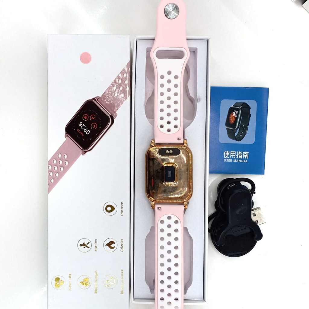 Grosiran Jam Tangan Wanita Smartwatch ZN004-YK112 Tali Rubber Include Box (COD)