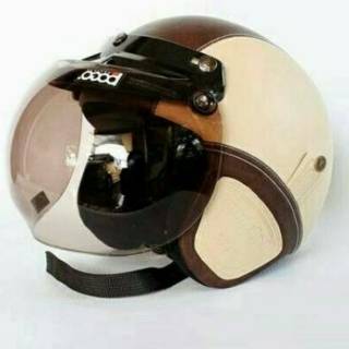 Helm Bogo Retro Kulit Klasik SNI Aneka Motif Baru Keren 