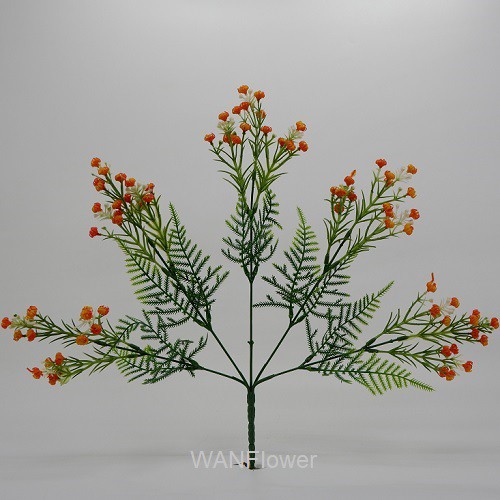 WANFLOWER Daun Pakis BabyBreath X5 * ORANGE