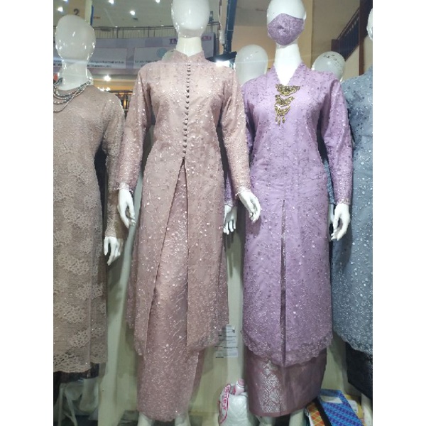 KEBAYA STELAN TILLE BROKAT /ROK TILLE ALEXSANDRIA/KEBAYA MODERN