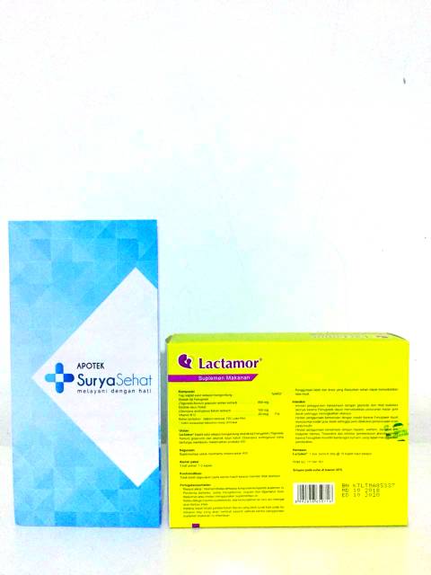 Lactamor 1box isi 60 kaplet - Pelancar ASI - ASI booster