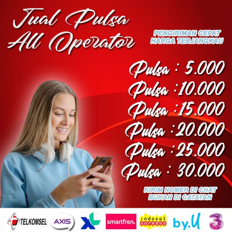 Jual pulsa all operator