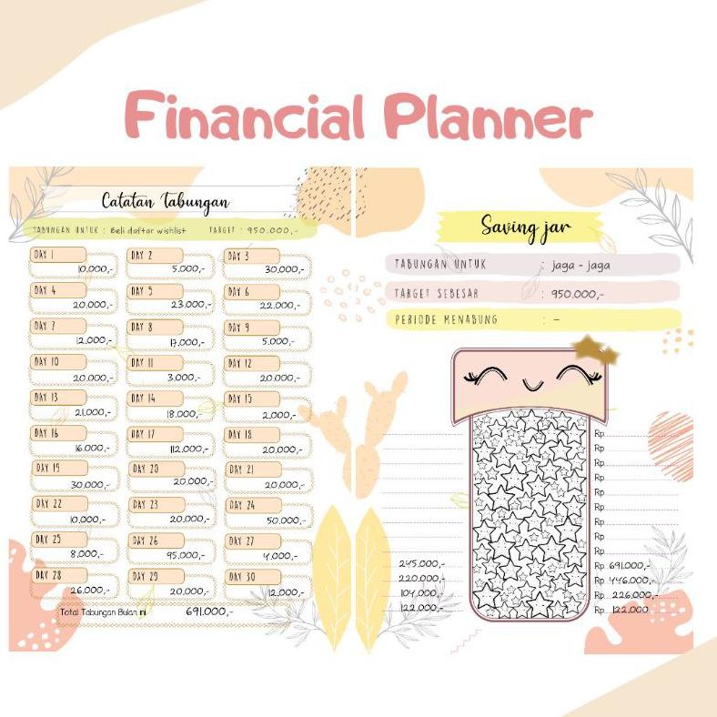 

((BISA COD)) UANG PLANNER FAMILY BUDGET PLANNER REFILL BINDER