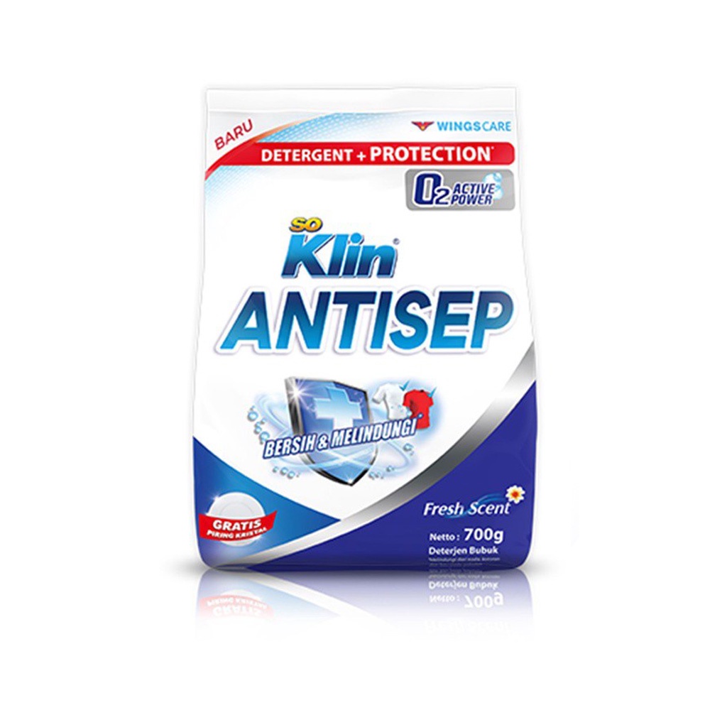 soklin detergent powder antiseptik 700 gr