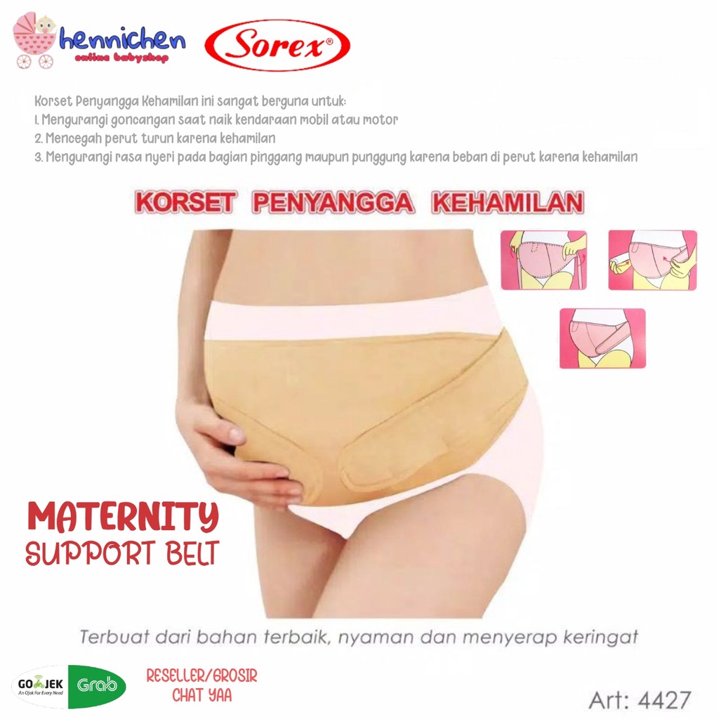 SOREX Korset Penyangga Kehamilan Korset Hamil 4427 Stagen Wanita Ibu Hamil Maternity Support Belt 4427 Anti Gatal