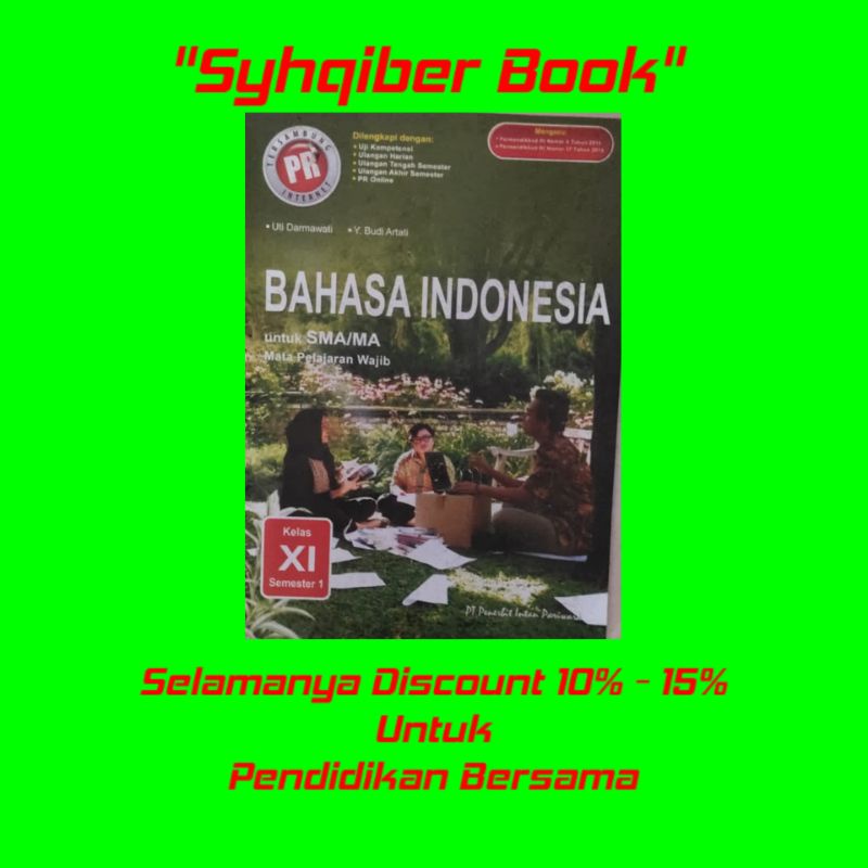 

Buku PR Bahasa Indonesia SMA/MA Semester 1 Kelas 11