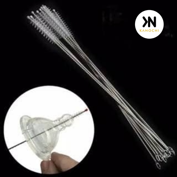 Sikat Pembersih Dot Bayi Brush Sedotan Stainless Steel Straw