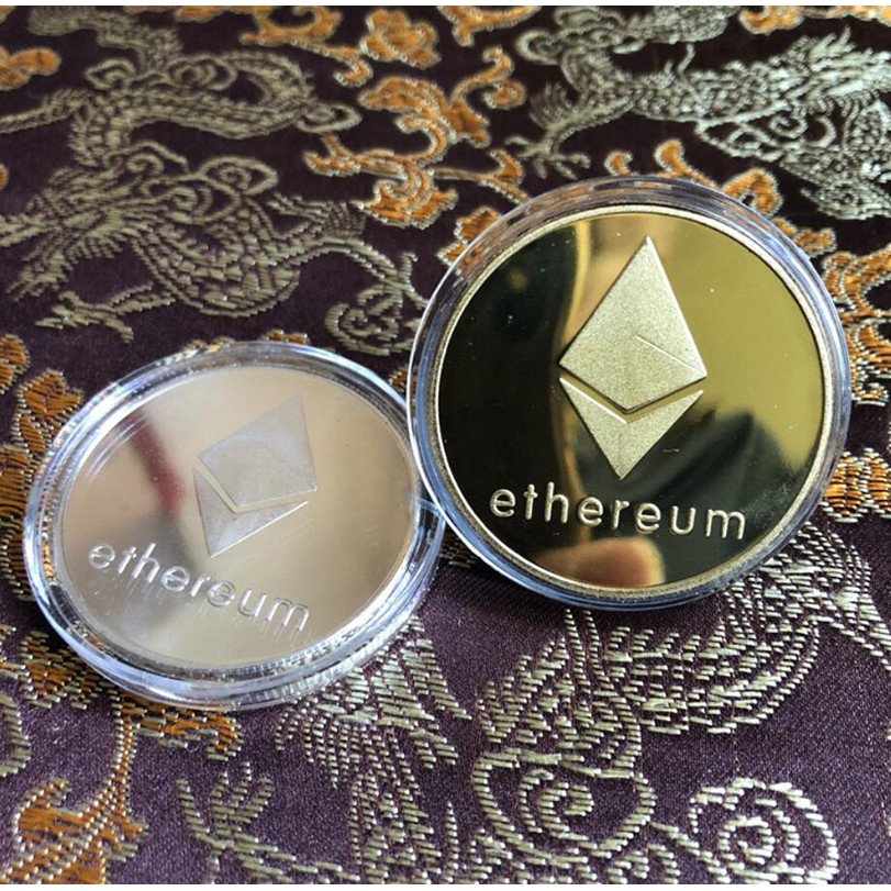 Bitcoin Commemorative Coin Collection Virtual Ethereum Litecoin Eth Souvenir Home Decoration Crafts0 Shopee Indonesia