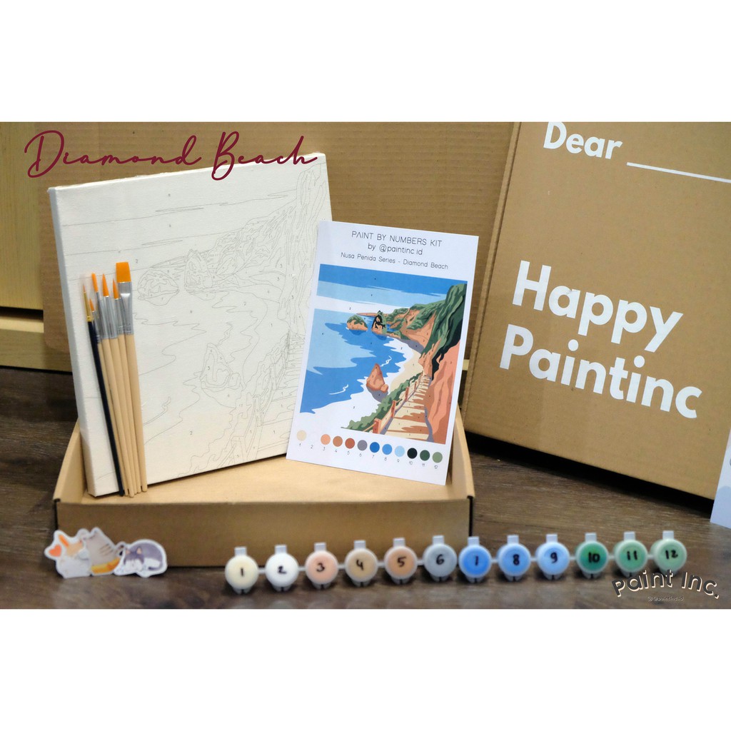 

HJK Paint by Numbers Kit: Nusa Penida Series - Diamond Beach Paint Inc. ID Paint by Number