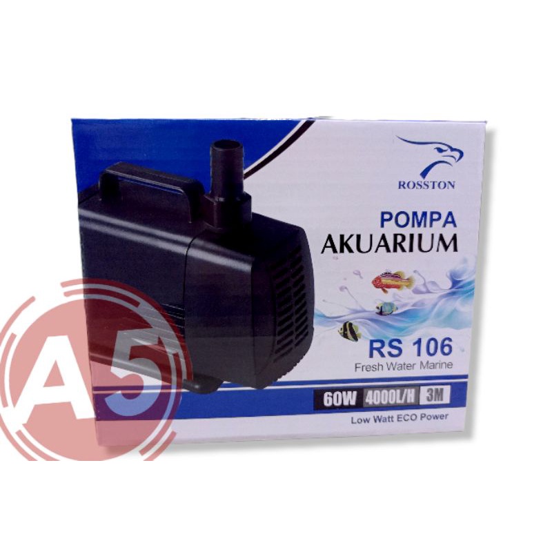 PROMO MURAH Pompa Aquarium kolam hidroponik ROSSTON RS 106