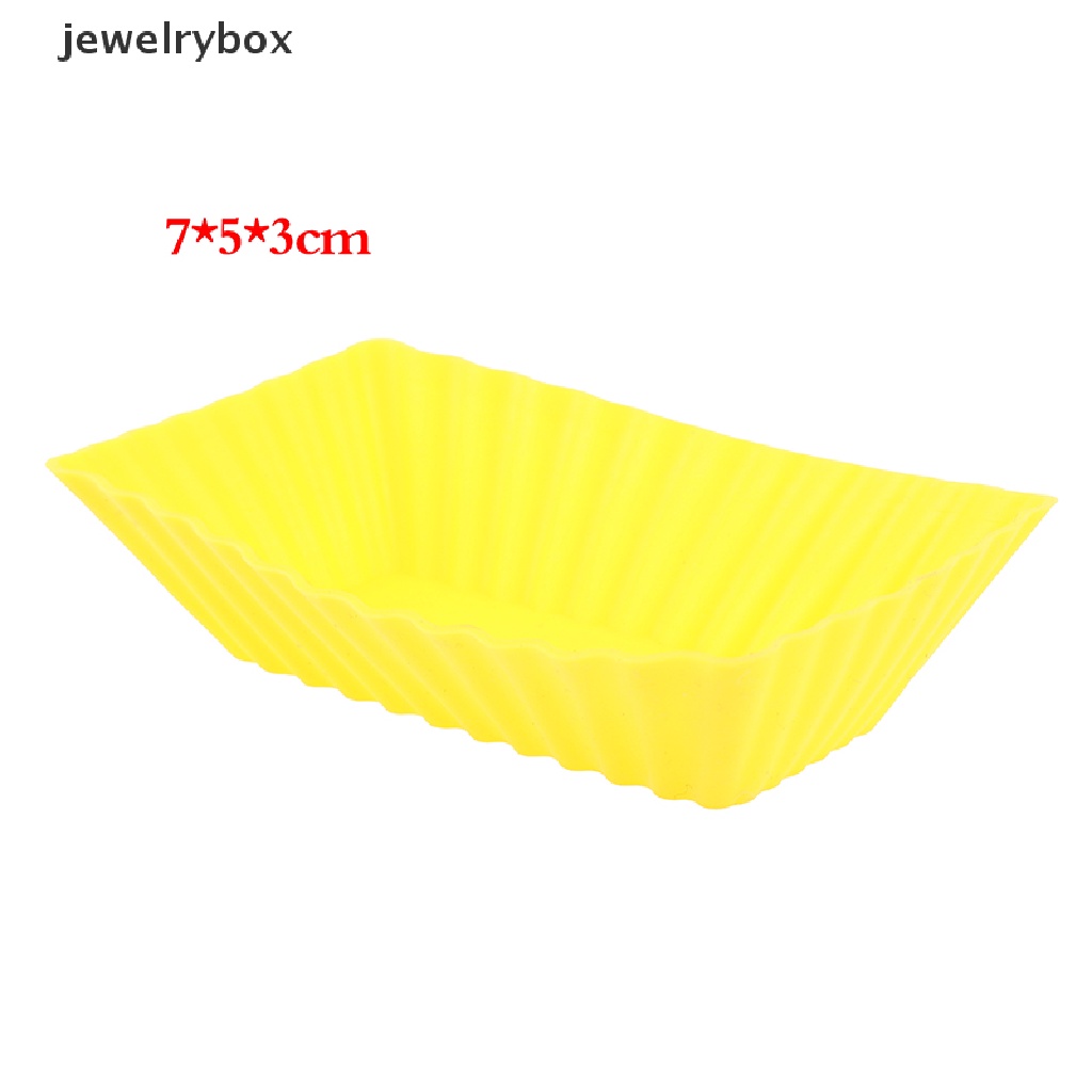 (jewelrybox) Cetakan Kue / Jelly / Cupcake Reusable Bahan Silikon Untuk Dapur