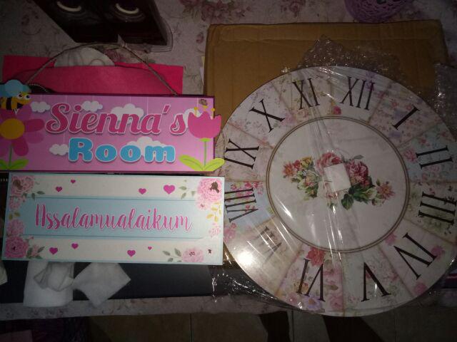 A32 Custom Rooms Tulisan Pajangan Hiasan Dinding Dekorasi Ruang Ato Pintu Free Bubble Wrap