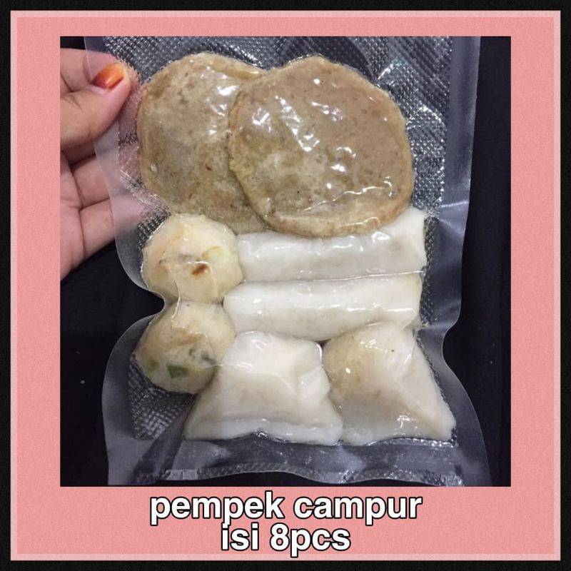 

Pempek palembang paket A isi 8pcs