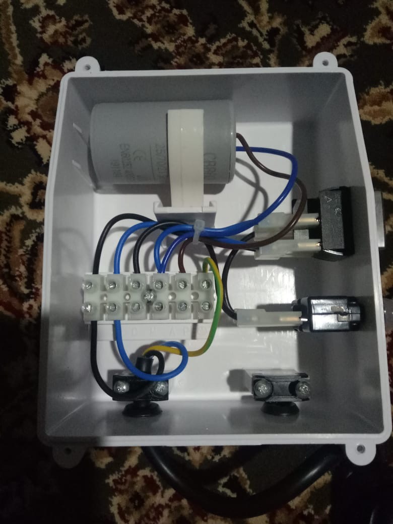 Control Box Pompa Air Submersible 0,33 Hp 220 Volt