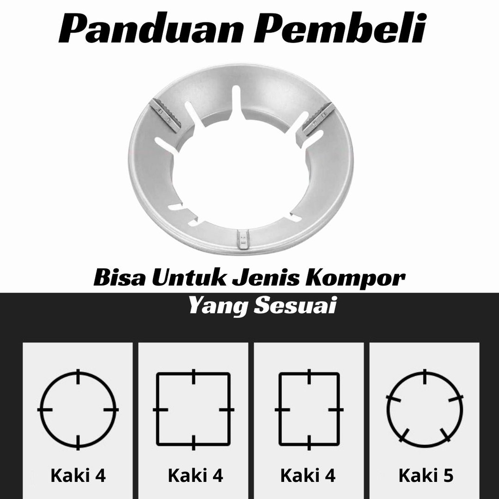 Tatakan Dudukan Kompor Gas Semua Merk Hemat Energi Bahan Besi ORIGINAL