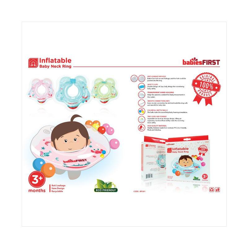 Babies First Inflatable Baby Neck Ring BabiesFirst Ban renang bayi