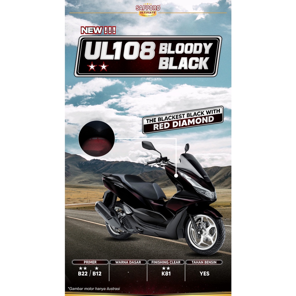 SAPPORO ULTIMATE BLOODY BLACK UL108 400 ML