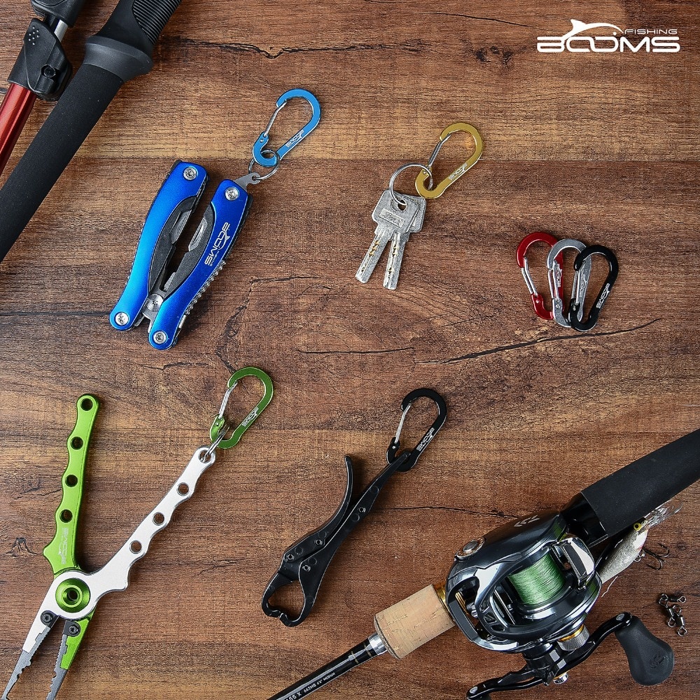 Gantungan Karabiner Aluminium Alloy` Carabiner Snap Clip Lock Mix Color