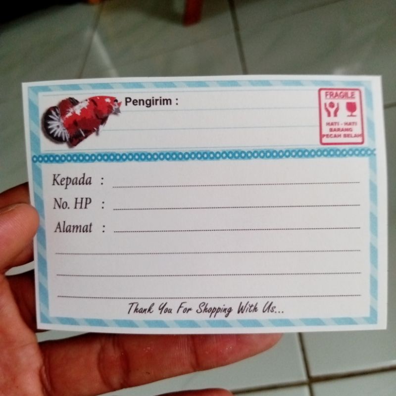 

Stiker Label Pengiriman