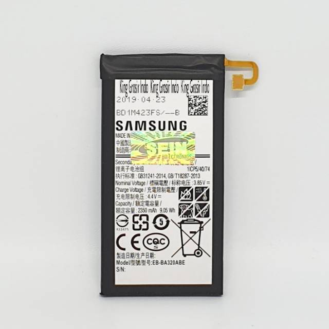 Baterai Samsung Galaxy A320 Original SEIN 100% Battery Batere