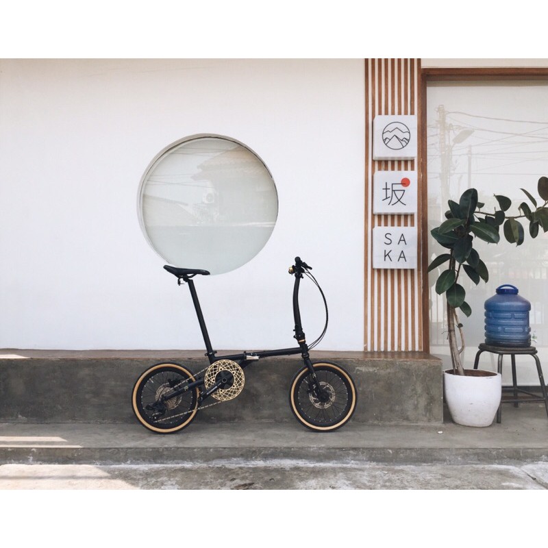 Sepeda Lipat Frame Merk RB Chromoly 16 349 like fnhon gust, troy, izi arc, maximus.