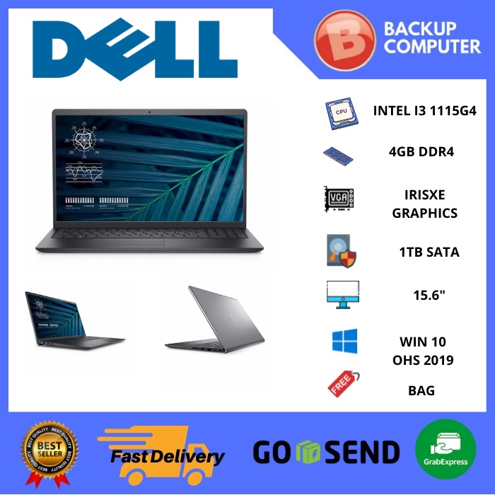 DELL VOSTRO 3510 I3 1115G4 4GB 1TB SATA WIN 10 OHS IRISXE GRAPHICS