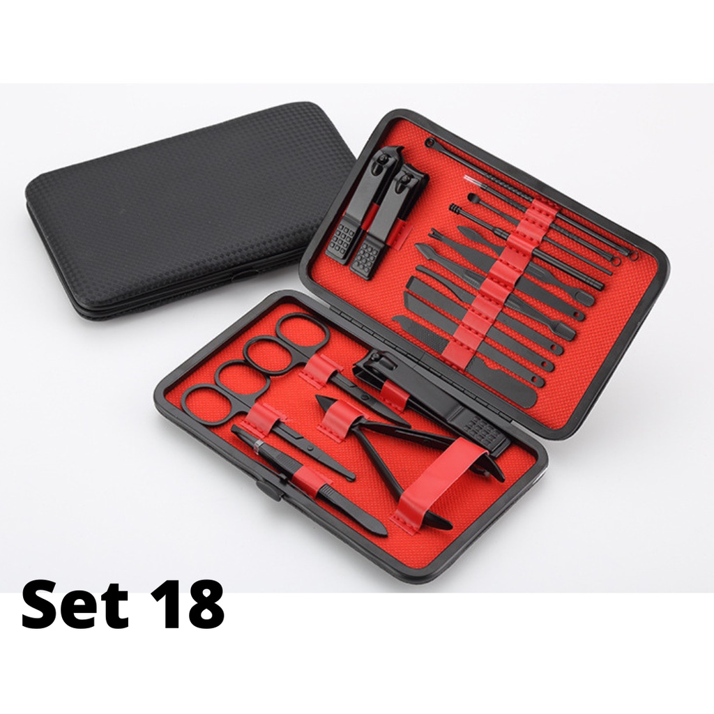 READY Gunting Kuku Set 19 in 1 Manicure Set 19 in 1 Perawatan Kuku