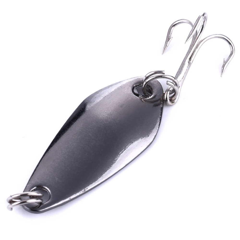 Hengjia 1pcs 3.5cm 3.7g Metal Payet Umpan Pancing Sequins Spoon Ikan Fishing Lure Spinner Bait Kail